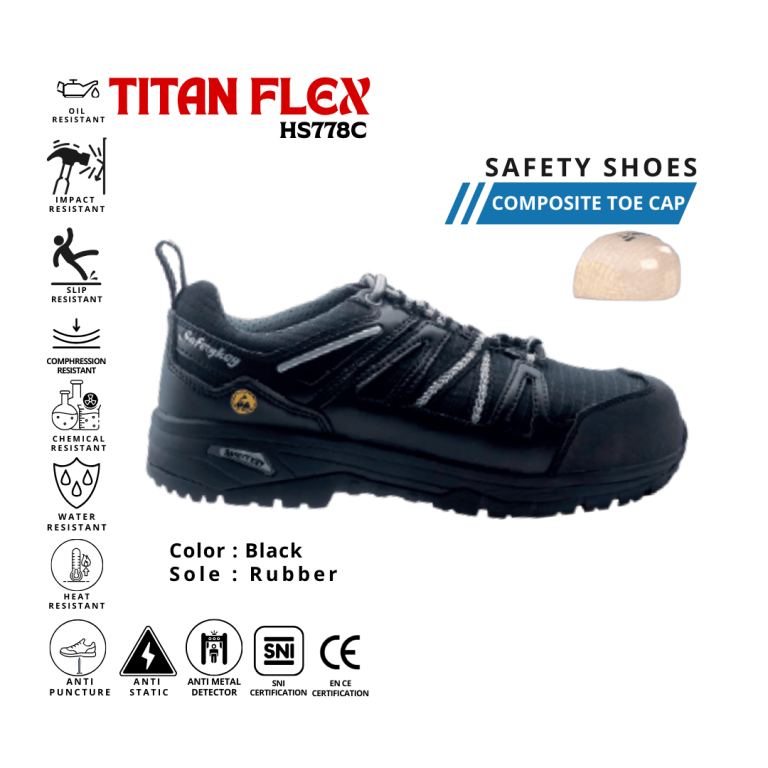 Eurostat Safety Shoes composite toe cap anti static anti paku