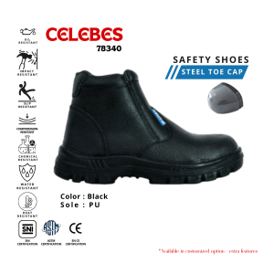 sepatu safety proyek kent SNI tahan benturan