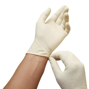Sarung tangan latex bebas tepung