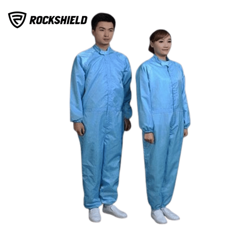 White Stripe Cleanroom jumpsuit (2)
