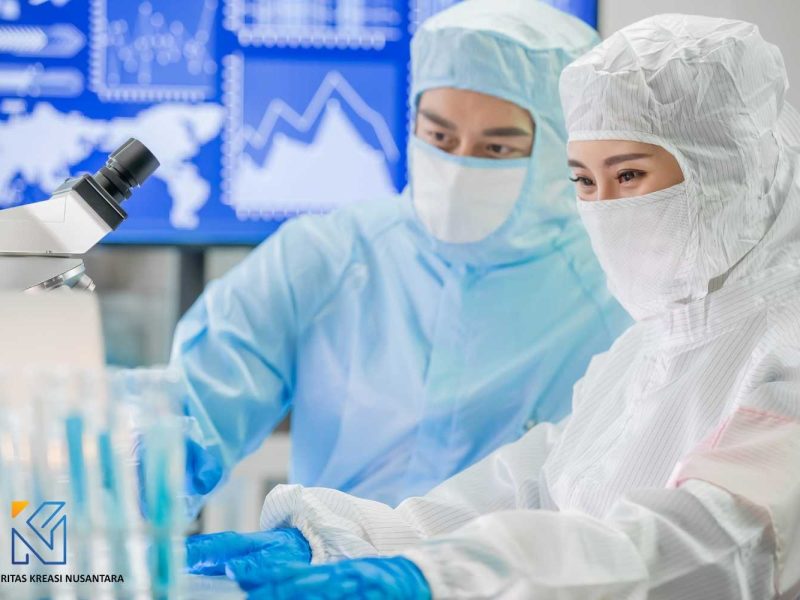 APD PPE Baju ESD Jumpsuit Cleanroom antistatic Laboratory